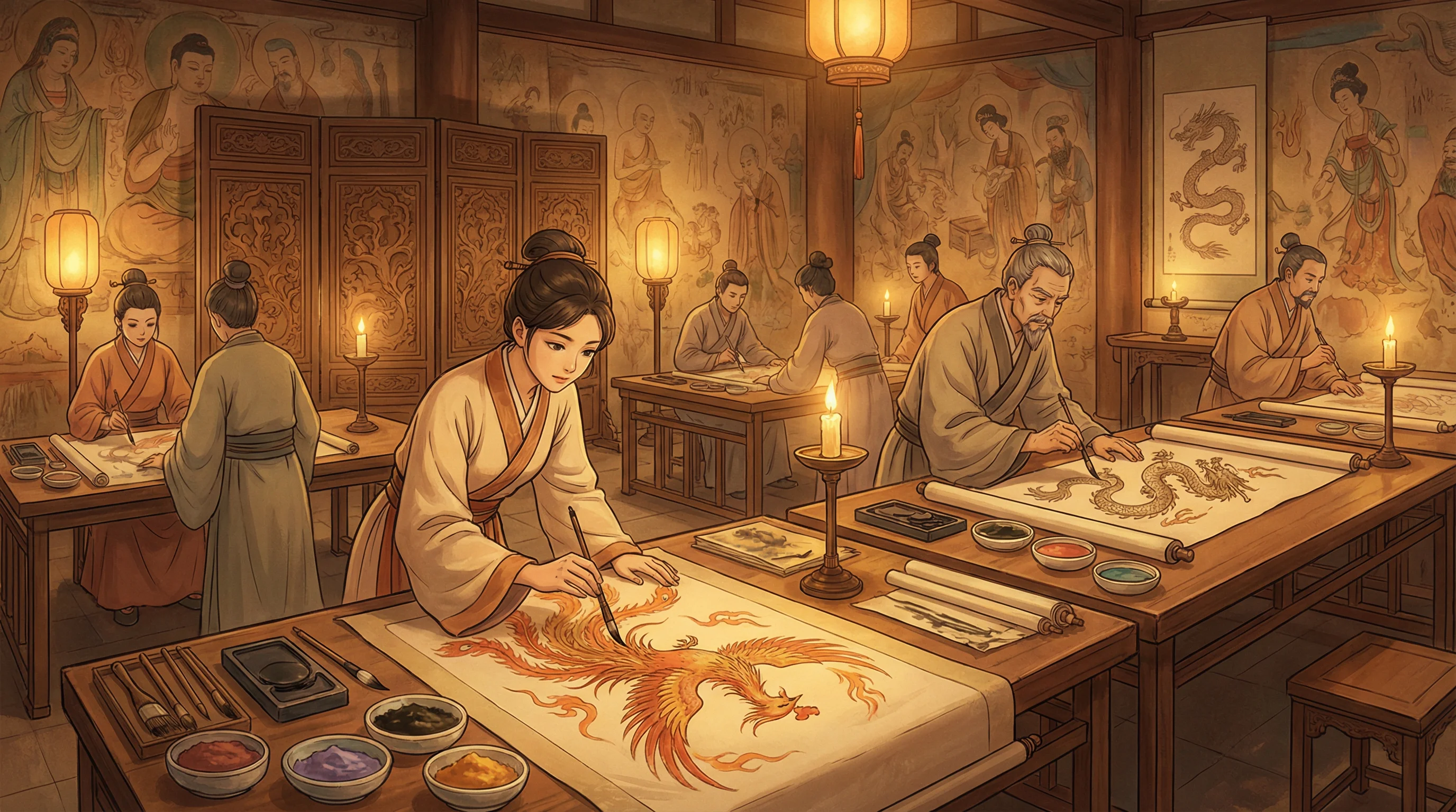 画师入驻 - 命定限量版坏首领 国风动漫画师